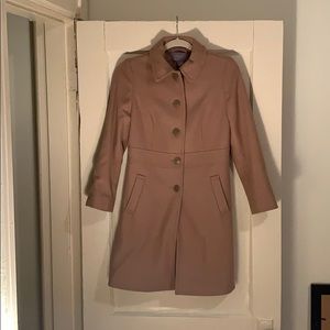 Ann Taylor Tan Wool Coat